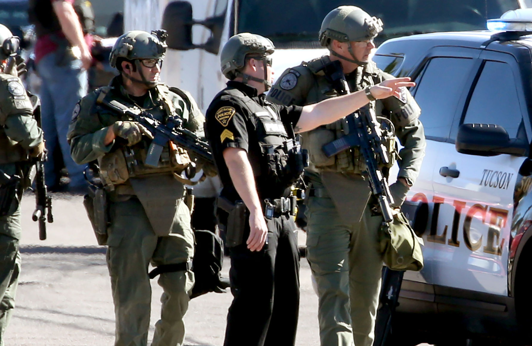 Barricaded person